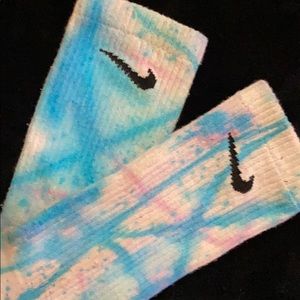 Tie dye Nike socks
